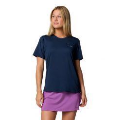 Columbia Koszulka Wild Springs 2119271464. Niebieskie bluzki sportowe damskie Columbia, s, bez wzorów, bez ramiączek. Za 134.99 zł.