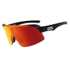 Okulary przeciwsłoneczne Ges Omega. Czerwone okulary przeciwsłoneczne męskie GES, z gumy. Za 172.00 zł.