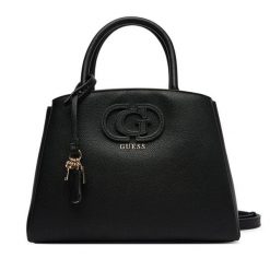 Torebka Guess. Czarne torebki klasyczne damskie Guess, z aplikacjami, bez dodatków. Za 609.99 zł.
