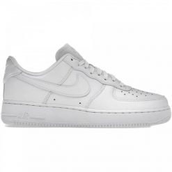 Buty Nike Air Force 1 '07 Fresh M DM0211-100 białe. Białe buty sportowe na co dzień męskie z gumy, bez zapięcia, do koszykówki, nike air force. Za 806.45 zł.