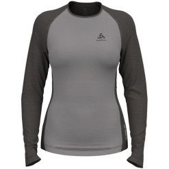 Koszulka termoaktywna z długim rękawem damska Odlo NATURAL PERFORMANCE. Szare bielizna termoaktywna damska Odlo, xs, bez wzorów, z wełny. Za 342.00 zł.