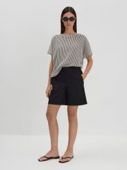 Someday Bluza "Umila" w kolorze biało-czarnym rozmiar: M. Białe bluzy bez kaptura damskie Someday, m, z bawełny. Za 130.99 zł.