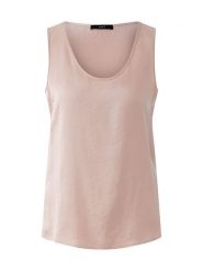 Oui Top w kolorze jasnoróżowym rozmiar: 38. Różowe topy damskie Oui, bez wzorów, bez kołnierzyka. Za 152.99 zł.