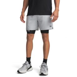 Under Armour Męskie Szorty Vanish Woven 2.0 6009865. Czarne szorty męskie Under Armour, bez wzorów, z materiału. Za 207.80 zł.