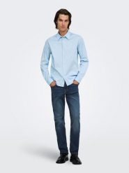 ONLY & SONS Dżinsy "Onsweft" - Regular fit - w kolorze granatowym rozmiar: W29/L30. Niebieskie jeansy męskie Only & Sons. Za 134.95 zł.