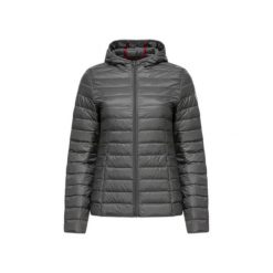 Damska kurtka puchowa JOTT Cloe. Brązowe kurtki damskie jott, bez wzorów, z puchu, bez kaptura, narciarskie. W wyprzedaży za 561.50 zł.