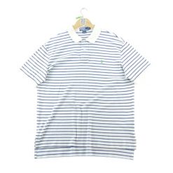 Second life - Koszulka polo męska z krótkim rękawem biały - Stan bardzo dobry. Białe t-shirty sportowe męskie Ralph Lauren, l, bez ramiączek, na golfa. Za 164.76 zł.