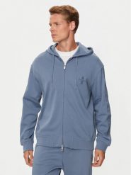 Armani Exchange Bluza 6DZMLC ZJNNZ 15DU Niebieski Regular Fit. Niebieskie bluzy bez kaptura męskie Armani Exchange, l, z bawełny. Za 349.99 zł.