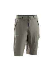 Spodenki rowerowe męskie NORTHWAVE EDGE Baggy. Zielone szorty męskie Northwave, bez wzorów, z materiału. Za 168.00 zł.