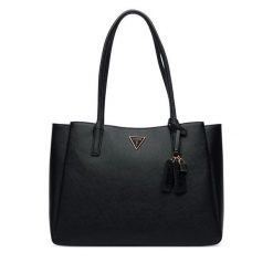 Torebka Guess. Czarne torebki klasyczne damskie Guess, z aplikacjami, bez dodatków. Za 634.99 zł.