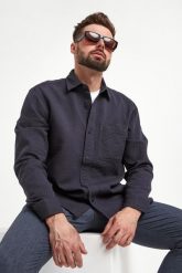Koszula męska pikowana Harvi-W JOOP! JEANS. Koszule męskie Joop! Jeans, m, bez wzorów, z jeansu, bez kołnierzyka, bez ramiączek. W wyprzedaży za 584.25 zł.