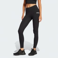 Legginsy Essentials Linear Cotton. Białe legginsy damskie Adidas, s, bez wzorów. Za 119.00 zł.