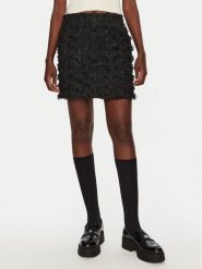 Karen by Simonsen Spódnica mini Ryle 10105192 Czarny Slim Fit. Czarne spódniczki damskie Karen by Simonsen, bez wzorów, z syntetyku, mini. Za 239.99 zł.