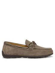 Geox Mokasyny U Spherica Ec16 U55HYB 00022 C1018 Szary. Szare mokasyny męskie Geox, ze skóry. Za 389.99 zł.