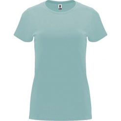 Damska Koszulka Z Krótkim Rękawem Capri. Czerwone bluzki damskie ROLY, s, bez wzorów, sportowe, bez kołnierzyka, bez ramiączek. Za 54.99 zł.