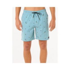 Spodenki surfingowe męskie Rip Curl Hula Breach Volley Niebieski. Niebieskie kąpielówki męskie Rip Curl, m, bez wzorów. Za 200.00 zł.