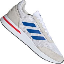 Szare Buty adidas Run 70S M EE9748. Szare buty sportowe na co dzień męskie Adidas, z materiału, bez zapięcia. W wyprzedaży za 299.00 zł.