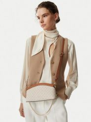 MICHAEL Michael Kors Torebka 30S6G13C5B Kremowy. Białe torebki klasyczne damskie MICHAEL Michael Kors, bez wzorów, ze skóry, bez dodatków. Za 879.99 zł.