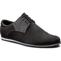 Półbuty LASOCKI FOR MEN 9005. Czarne półbuty męskie Lasocki For Men, z nubiku, bez zapięcia. Za 199.99 zł.