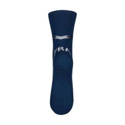 Wysokie skarpety Le Coq Sportif Paris 2024 N° 1. Niebieskie skarpetki męskie Le Coq Sportif, bez wzorów, z bawełny. Za 114.50 zł.