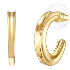 Lulu & Jane Stop metali Kolczyki 1 ct Damski. Żółte kolczyki damskie Lulu & Jane, pozłacane. Za 69.99 zł.