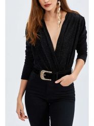 LA Angels Bluzka w kolorze czarnym rozmiar: L. Czarne bluzki damskie LA Angels, l, bez wzorów, bez kołnierzyka, bez ramiączek. Za 61.60 zł.