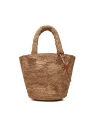 Manebi Torebka Summer Bag Medium V 2.2 AN Brązowy. Brązowe torebki klasyczne damskie Manebi, bez wzorów, z syntetyku, bez dodatków. Za 889.99 zł.