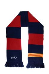 FC Barcelona szalik kibica dwustronny double vertical scarf wielokolorowy. Szaliki męskie FC Barcelona, bez wzorów, z elastanu. Za 129.00 zł.