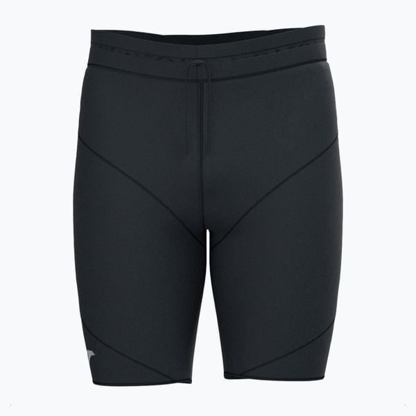 Spodenki do biegania męskie Joma R-Trail Nature Short Tights. Czarne szorty męskie Joma, bez wzorów, z elastanu, sportowe. Za 83.99 zł.