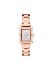 DKNY Zegarek City Rivet NY6663 Różowe złocenie. Czerwone, analogowe zegarki damskie DKNY. Za 479.99 zł.