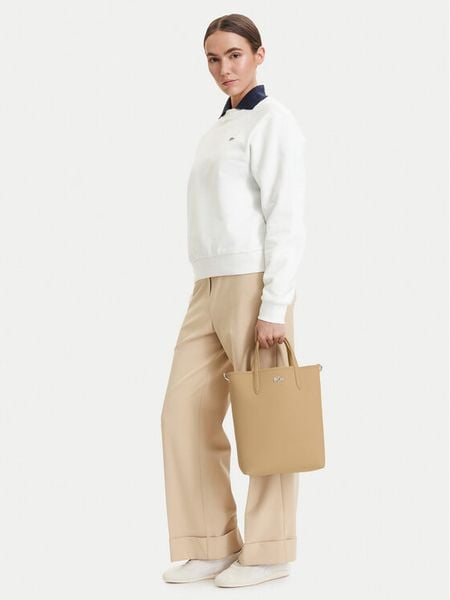 Lacoste Torebka NF2991AA Zielony. Zielone torebki klasyczne damskie Lacoste, bez wzorów, ze skóry, bez dodatków. Za 477.99 zł.