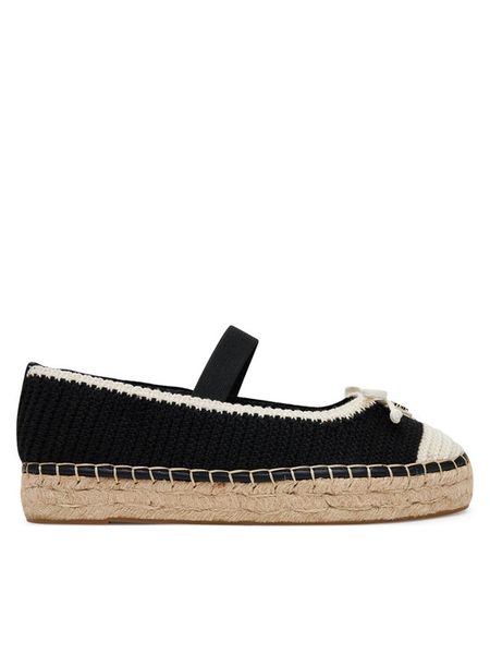 Guess Espadryle FLJJON FAB02 Czarny. Czarne espadryle damskie Guess, z aplikacjami, z materiału, bez obcasa. Za 319.99 zł.