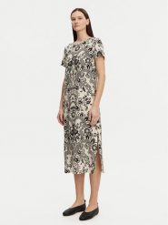 Weekend Max Mara Sukienka codzienna Vela 2515221022 Czarny Regular Fit. Czarne sukienki damskie Weekend Max Mara, na co dzień, bez wzorów, z jedwabiu, bez kołnierzyka, bez ramiączek, proste. Za 1,799.00 zł.