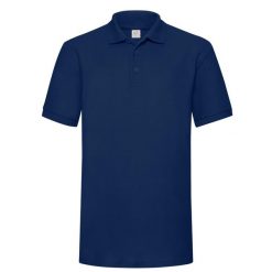 Męska Koszulka Polo O Gramaturze 65/35. Niebieskie koszulki polo męskie Fruit of the Loom, m, bez wzorów, bez ramiączek. Za 69.99 zł.