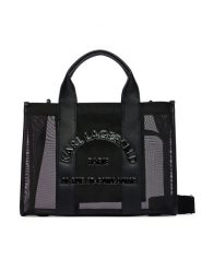 KARL LAGERFELD Torebka B2W50006 Czarny. Czarne torebki klasyczne damskie Karl Lagerfeld, bez wzorów, z materiału, bez dodatków. Za 649.99 zł.