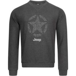 Bawełniana bluza Jeep® dla mężczyzn z gwiazdą. Bluzy bez kaptura męskie Jeep, m, z bawełny. Za 184.99 zł.