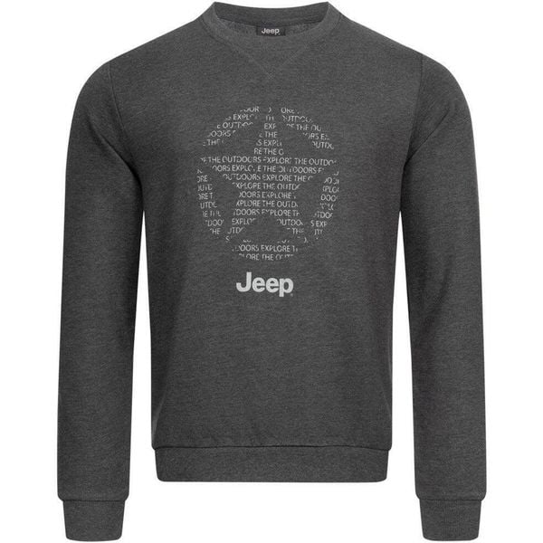 Bawełniana bluza Jeep® dla mężczyzn z gwiazdą. Bluzy bez kaptura męskie Jeep, m, z bawełny. Za 207.99 zł.