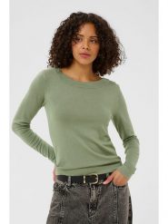 Kaffe Sweter w kolorze zielonym rozmiar: XS. Zielone swetry klasyczne damskie Kaffe, xs, bez kołnierzyka. Za 104.99 zł.