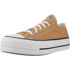 Tenisówki Converse Model Chuck Taylor All Star Lift Ox Kolor Brązowy. Brązowe trampki i tenisówki damskie Converse, bez wzorów, z tkaniny. Za 379.35 zł.