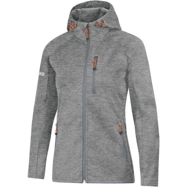 Kurtka Jako femme softshell light. Szare kurtki damskie Jako, bez wzorów, z softshellu, bez kaptura. Za 416.15 zł.