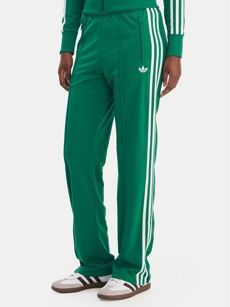 Adidas Spodnie dresowe Firebird Classic KD3649 Zielony Regular Fit. Zielone spodnie dresowe damskie Adidas, xl, bez wzorów, z dresówki. Za 299.99 zł.
