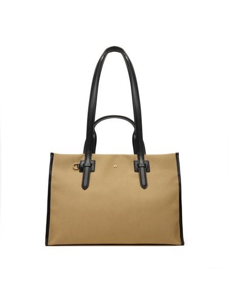 Weekend Max Mara Torebka 2525516044650 Beżowy. Brązowe torebki klasyczne damskie Weekend Max Mara, bez wzorów, z materiału, bez dodatków. Za 989.99 zł.