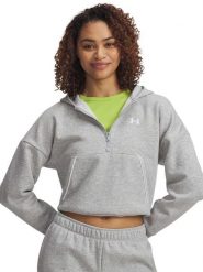 Under Armour Bluza polarowa w kolorze szarym rozmiar: L. Szare bluzy z kapturem damskie Under Armour, l, z polaru. Za 127.35 zł.