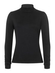 More & More Koszulka w kolorze czarnym rozmiar: 40. Czarne bluzki damskie MORE & MORE, bez wzorów, bez kołnierzyka, bez ramiączek. Za 69.95 zł.