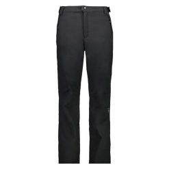 Spodnie softshell męskie CMP Long. Czarne spodnie sportowe męskie CMP, z elastanu. Za 339.99 zł.