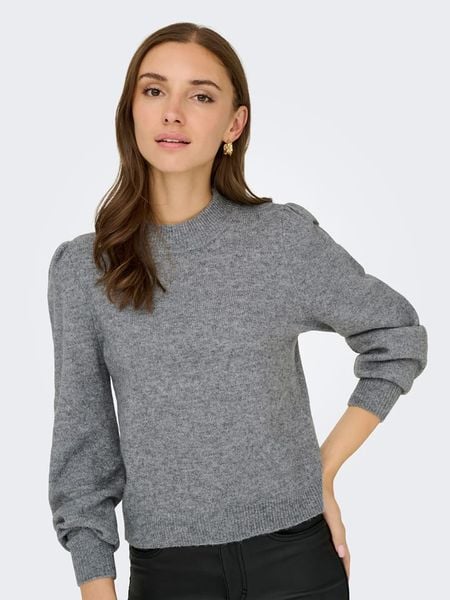 JDY Sweter w kolorze szarym rozmiar: M. Szare golfy damskie JDY, m, bez kołnierzyka. Za 91.56 zł.