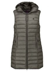 ANAPURNA Kamizelka pikowana "Vakitalana" w kolorze khaki rozmiar: S. Brązowe kamizelki damskie ANAPURNA, s. Za 136.45 zł.