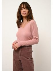 Just Cashmere Kaszmirowy sweter "Joan" w kolorze jasnoróżowym rozmiar: XL. Różowe swetry klasyczne damskie Just Cashmere, xl, z kaszmiru, bez kołnierzyka. Za 215.21 zł.