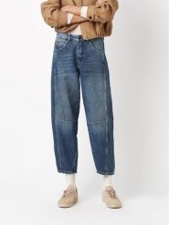 Rosner Dżinsy - Barrel fit - w kolorze niebieskim rozmiar: 46/L27. Niebieskie jeansy damskie Rosner, z podwyższonym stanem. Za 249.95 zł.
