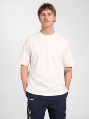 Koszulka Hummel World 26. Niebieskie bluzki sportowe damskie HUMMEL, m, z bawełny, bez kołnierzyka, bez ramiączek. Za 232.50 zł.